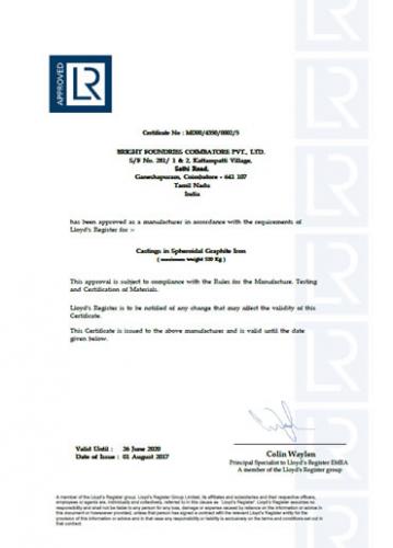 Lloyds Certificates
